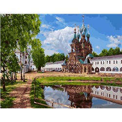 Картина по номерам GX 27176 Николо-Сольбинский монастырь 40*50
