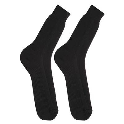 24 носки мужские, черные (10шт)
