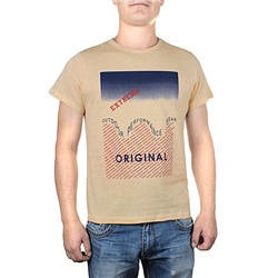17615-5 футболка мужская, бежевая