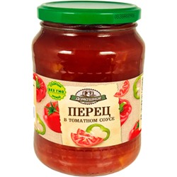 «Домашние заготовки», перец в томатном соусе, 680г