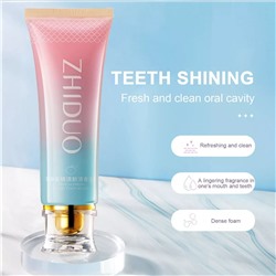 Зубная паста отбеливающая с экстрактом персика Zhiduo Toothpaste 100гр