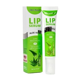 Увлажняющая сыворотка для ухода за кожей губ с алоэ - вера Kiss Beauty Lip Serum 15мл