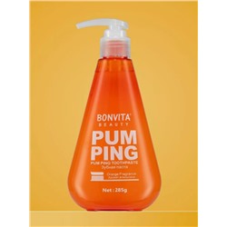 Зубная паста с дозатором с экстрактом цитрусов Bonvita Pum Ping 285гр