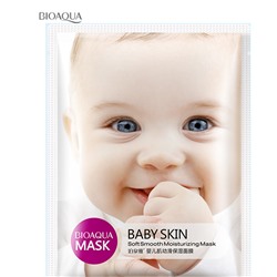 Bioaqua Soft Smooth Moisturizing Mask, Осветляющая,разглаживающая, маска-салфетка для лица, 30 гр.