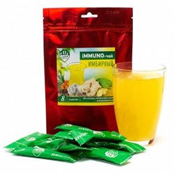 Напиток растворимый "iMMUNO-чай Имбирный", 8 стик-пакетов по 8 гр