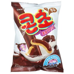 Кукурузные палочки в шоколадной глазури Corn Cho Crown, Корея, 66 г. Срок до 13.07.2022.Распродажа