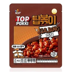 Рисовые палочки токпокки "TOP POKKI" с классическим корейским соусом Чачжан 356гр