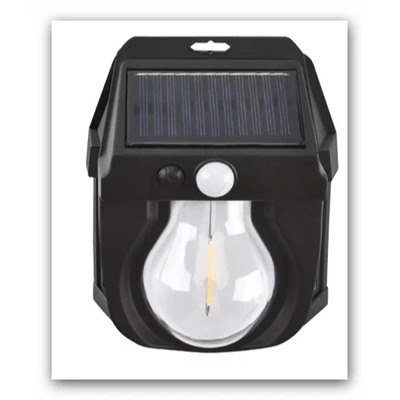 Фонарь на солнечной батарее с датчиком движения Solar Wall Lamp COBA CL-118