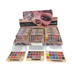 Тени для глаз Gulflower Eyeshadow Girl Power 18 color (ряд 3шт)