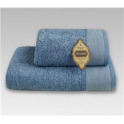 Махровое полотенце "Бельведер"- голуб. 50*90 см. хлопок 100%