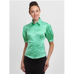 4117-1 блузка женская, зеленая