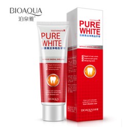 Отбеливающая зубная паста BioAqua Pure White со вкусом клюквы 120 гр