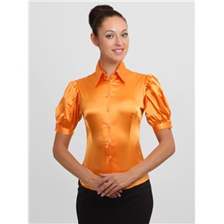 4143-1 блузка женская, оранжевая
