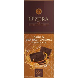 «OZera», горький шоколад Dark&Sea salt caramel, 90г