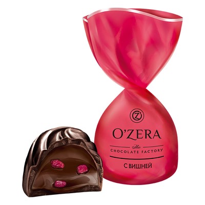 «OZera», конфеты с дробленой вишней (упаковка 0,5кг)