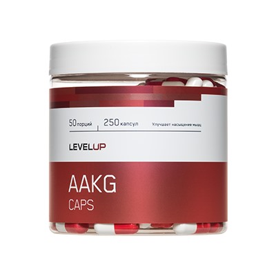 Аминокислота Аргинин AAKG Level Up 250 капс.