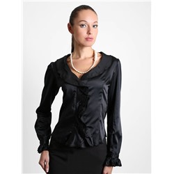 3614 блузка женская, черная