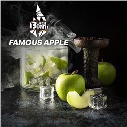 Табак для кальяна Black Burn 25г — Famous Apple (Ледяное яблоко)