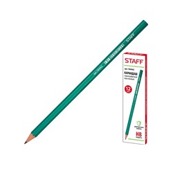 180962 карандаш ч/гр, пластиковый, заточенный (12шт.)