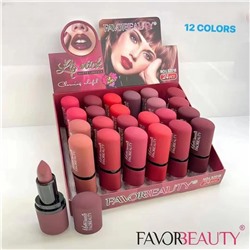 Помада для губ матовая Favor Beauty Matte Lip Stick (ряд 12шт)