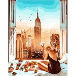 Картина по номерам PK 38020 Солнечный завтрак на Манхеттэне 40*50 Эксклюзив