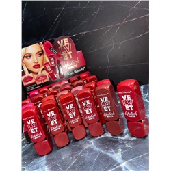 Набор матовых помад для губ Kiss Beauty Velvet (ряд 12шт)