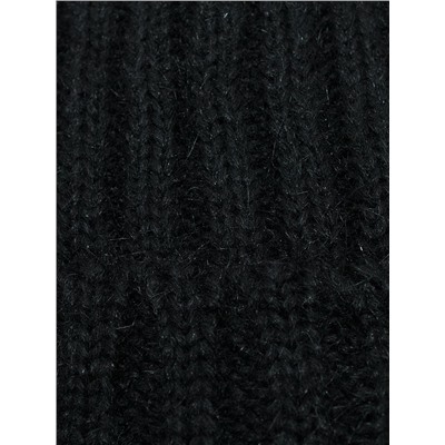 Шапка зимняя женская Жизель (Цвет черный), размер 56-58, шерсть 50%, мохер 30%