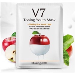 Витаминная маска «BIOAQUA» из серии V7 с экстрактом яблока