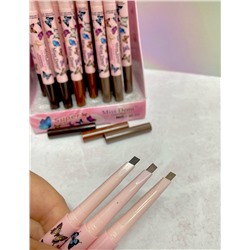 Механический карандаш для бровей с щеточкой Miss Demi Eyebrow Pencil (ряд 3шт)