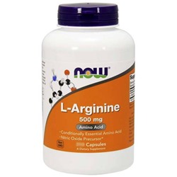 Аминокислота Аргинин Now L-Argenine 500 мг.100 капс.