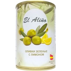 «EL alino», оливки крупные с лимоном, 270 г