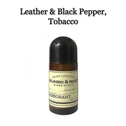 Шариковый дезодорант Zielinski & Rozen Leather & Black Pepper, Tobacco