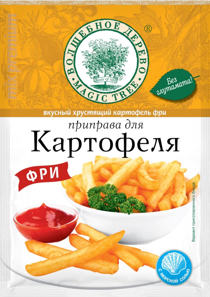 Приправа для картошки. Приправа волшебное дерево для картофеля 30г 4607003763334. Приправа волшебное дерево для картофеля с морской солью 30г*30 шт. ВД приправа для картошки фри 30 г. Приправа для картофеля Magic Tree.