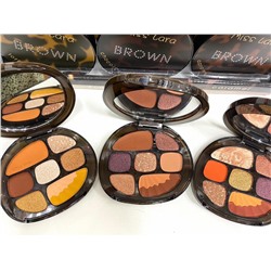 Тени для век Miss Lara Eyeshadow Brown 7 color, тон 01