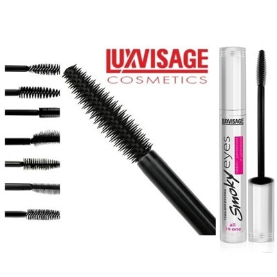 LuxVisage ТУШЬ SMOKY EYES ЭФФЕКТ УМНОЖЕНИЯ И УДЛИНЕНИЯ 7 гр.