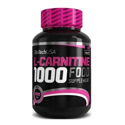 Аминокислота Карнитин L-Carnitine 1000 BioTech USA 60 таб.