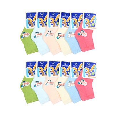 E302 носки детские (12шт), цветные