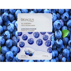 Тканевая маска для лица с экстрактом черники Bioaqua Moisturizing Mask (упаковка 10шт)