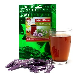 Напиток растворимый "iMMUNO-чай Чага Чабрец", 20 стик-пакетов по 0,7 гр