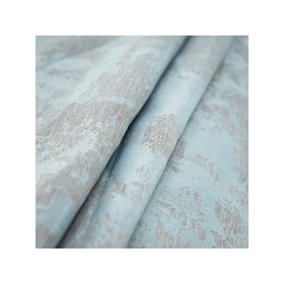 Портьерная ткань на отрез Мрамор 517/17 цвет мята
