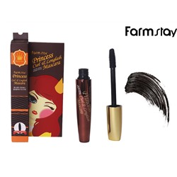 (Китай) Удлиняющая и подкручивающая тушь для ресниц FarmStay Princess Curl & Longlash Mascara