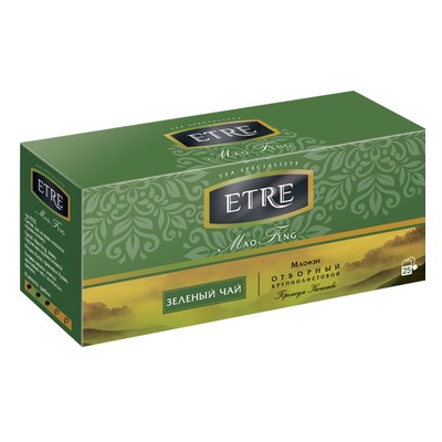 «ETRE», mao Feng чай зеленый, 25 пакетиков, 50г