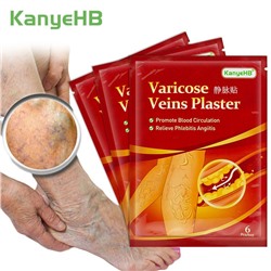 Пластырь от варикозного расширения вен KanyeHB Varicose Veins Plaster 6шт