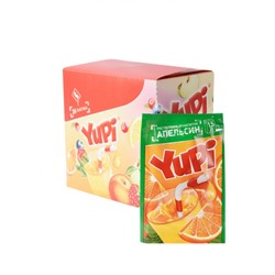 Yupi / Растворимый напиток со вкусом апельсина YUPI (блок 24шт по 15гр)