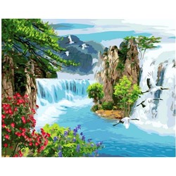 Картина по номерам GX 37899 Потрясающие водопады 40*50