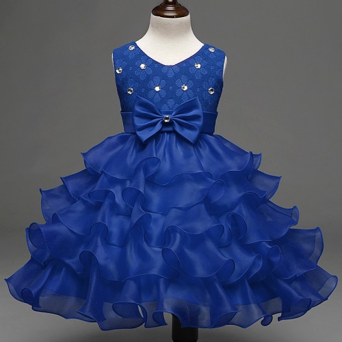 Синие платье на девочку
