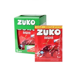 Zuko / Растворимый напиток со вкусом вишни ZUKO (блок 12шт по 25гр)