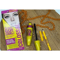 Набор для макияжа 2в1 Maybelline Colossal Go