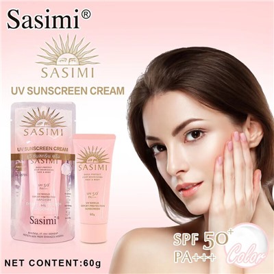 Солнцезащитный крем для лица и тела Sasimi SPF 50+ 60гр