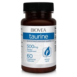 Аминокислота Таурин Taurine 500 mg Biovea 60 капс.